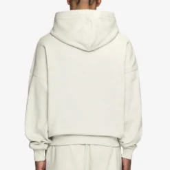 Logo Boxy Hoodie Washed Salty Cream Black Gum -Fashigen Sales 1PGDR Next Wave E COMMERCE MENS DAY 248977