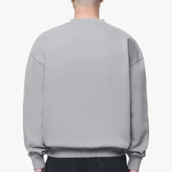 Algon Oversized Sweater Vintage Washed Dusk Grey -Fashigen Sales 2 PGDR BLACKFRIDAY 2023 MENS19605