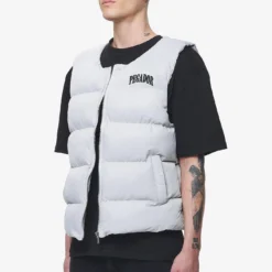 Aberdeen Round Neck Puffer Vest Dusk Grey -Fashigen Sales 2 PGDR BLACKFRIDAY 2023 MENS19636