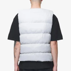 Aberdeen Round Neck Puffer Vest Dusk Grey -Fashigen Sales 2 PGDR BLACKFRIDAY 2023 MENS19646