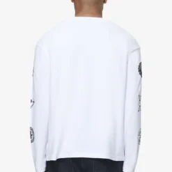 Teston Longsleeve White -Fashigen Sales 2 PGDR BLACKFRIDAY 2023 MENS19659