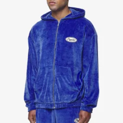 Weaver Oversized Velour Jacket Magic Violet -Fashigen Sales 2 PGDR BLACKFRIDAY 2023 MENS19989