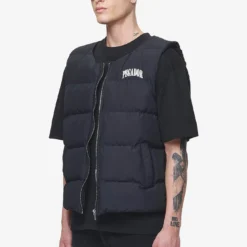 Aberdeen Round Neck Puffer Vest Black Ink -Fashigen Sales 2 PGDR BLACKFRIDAY 2023 MENS20103