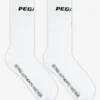 Certified Logo Socks White Black