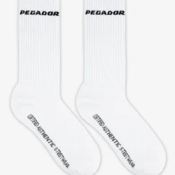 Certified Side Logo Socks White Black
