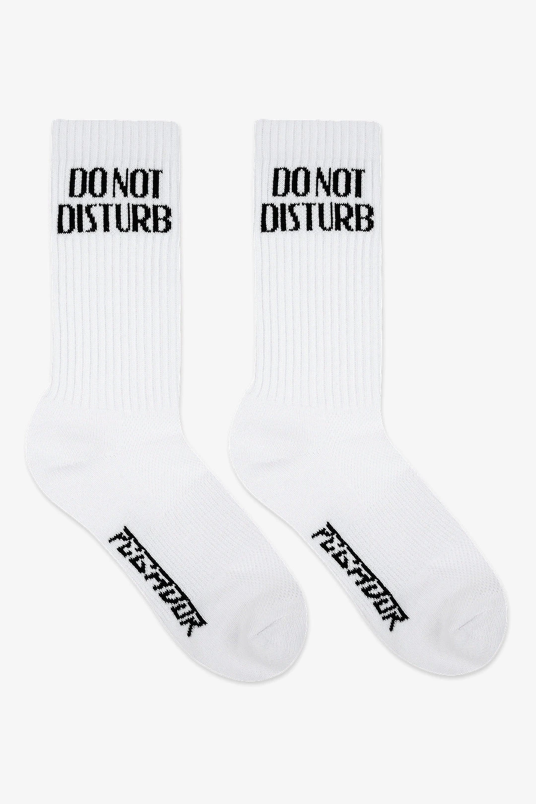 Do Not Disturb Socks White Black 1 Do Not Disturb Socks White Black
