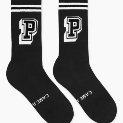 Haig Socks Black White