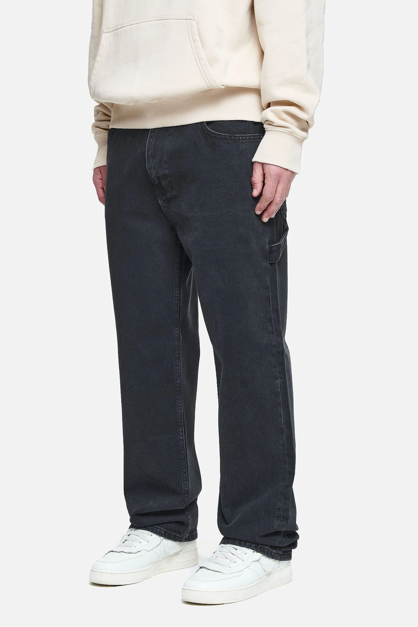 Daule Baggy Workwear Jeans Washed Black 1 Daule Baggy Workwear Jeans Washed Black