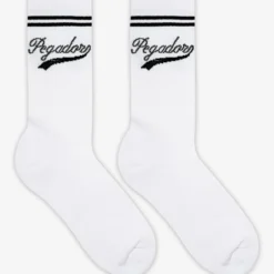 Deer Socks White Black