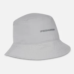 Logo Nylon Bucket Hat Cool Grey