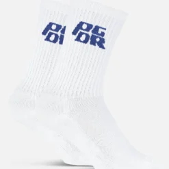 Narson Socks White Retro Blue -Fashigen Sales NarsonSocksWhiteRetroBlue1