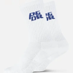 Narson Socks White Retro Blue -Fashigen Sales NarsonSocksWhiteRetroBlue2