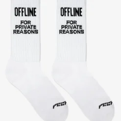 Offline Socks White Black
