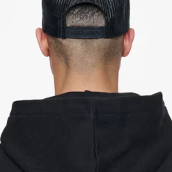 Drill Trucker Cap Black -Fashigen Sales PEGADOR E COMMERCE FINER THINGS HATS42490