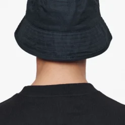 Logo Cotton Twill Bucket Hat Black -Fashigen Sales PEGADOR E COMMERCE FINER THINGS HATS42516