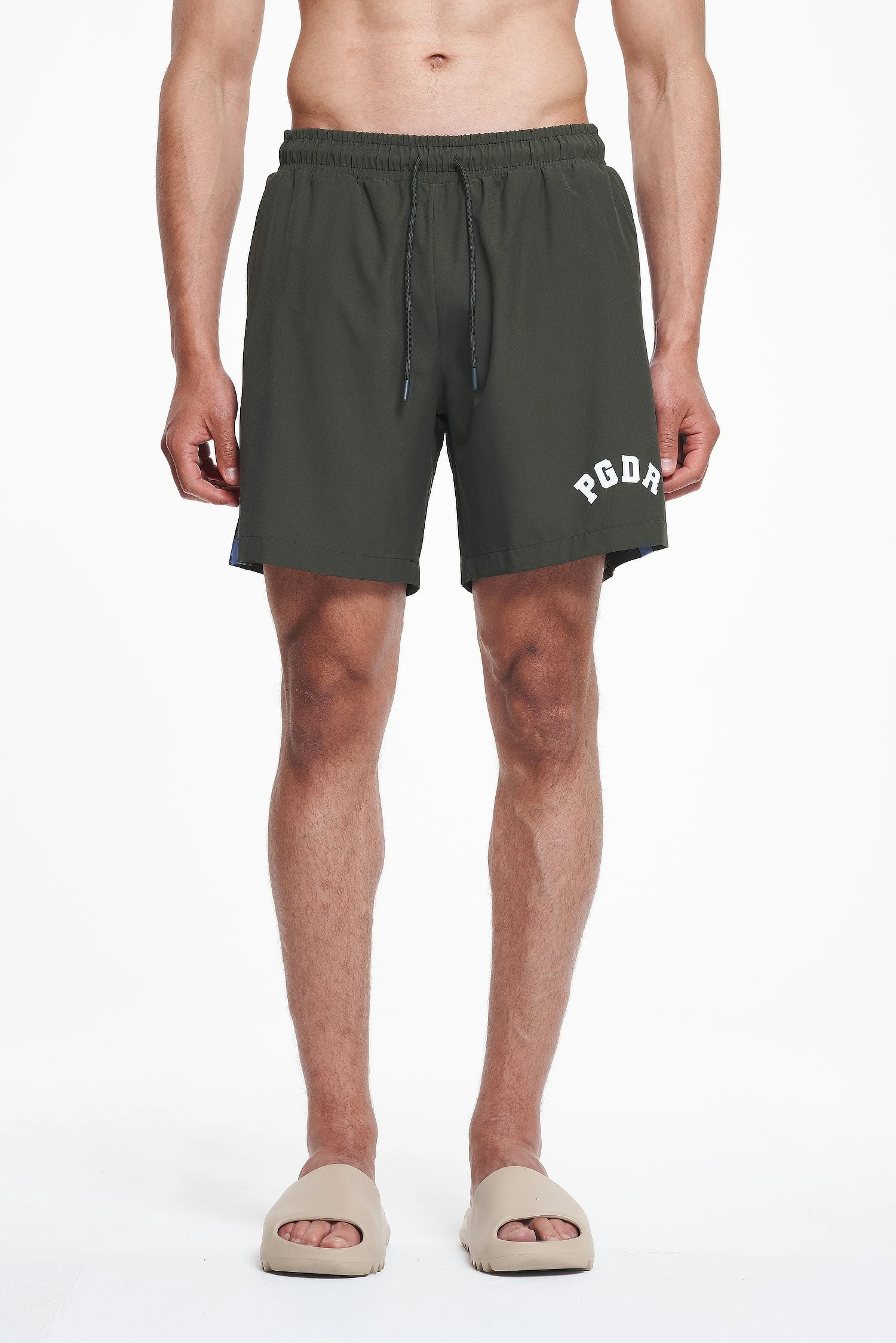 Hermon Swim Shorts Dark Olive 3 Hermon Swim Shorts Dark Olive - Image 3