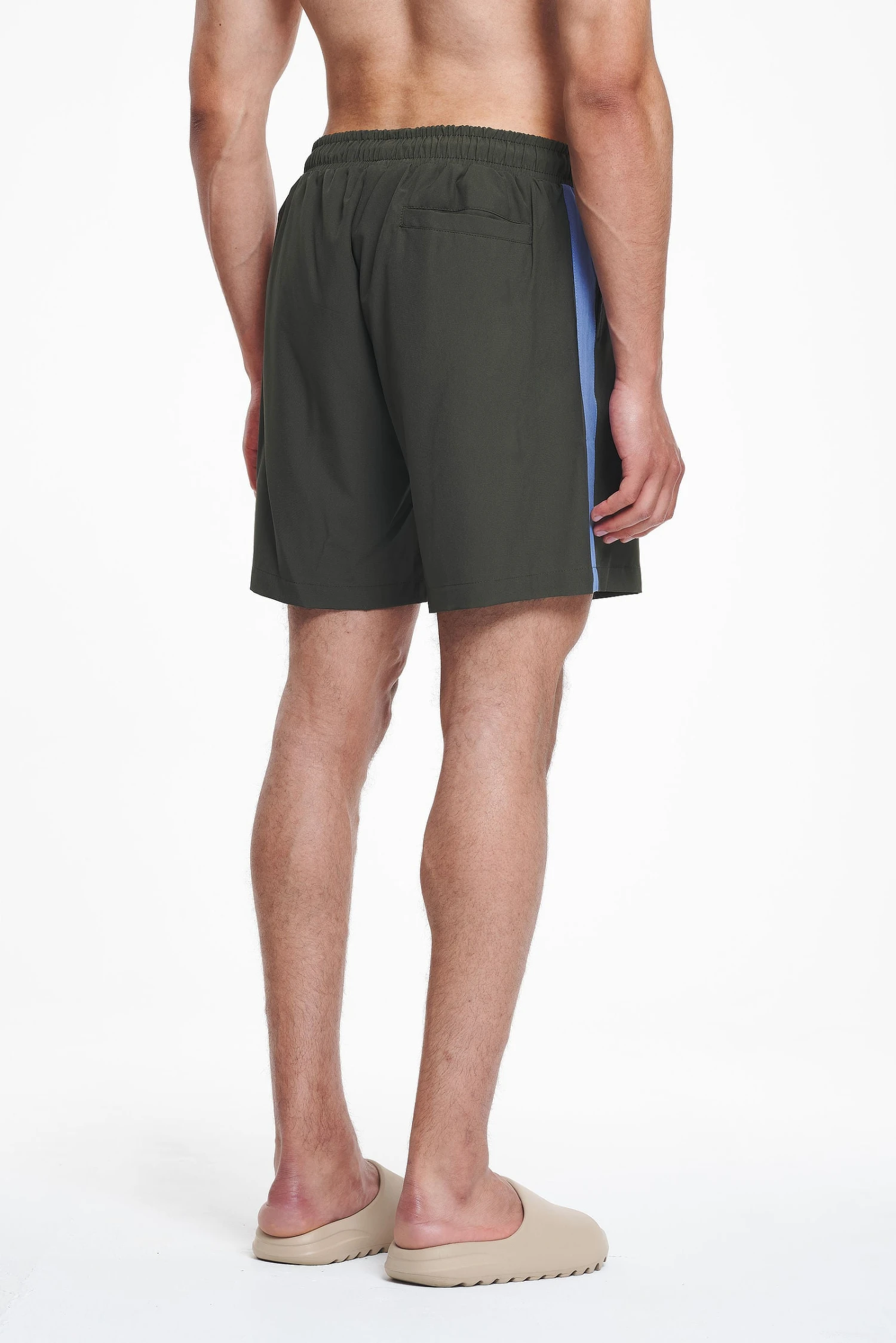 Hermon Swim Shorts Dark Olive 4 Hermon Swim Shorts Dark Olive - Image 4