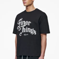 Kirk Oversized Tee Black -Fashigen Sales PEGADOR FINER THINGS ECOMMERCE MALE DAY 241022