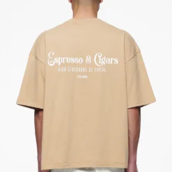 Racoon Boxy Tee Vintage Washed Espresso