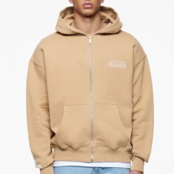 Leander Oversized Sweat Jacket Vintage Washed Espresso -Fashigen Sales PEGADOR FINER THINGS ECOMMERCE MALE DAY 241561