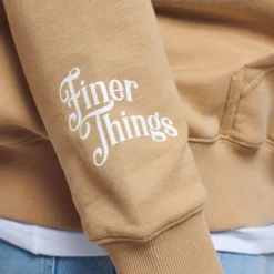 Leander Oversized Sweat Jacket Vintage Washed Espresso -Fashigen Sales PEGADOR FINER THINGS ECOMMERCE MALE DAY 241602