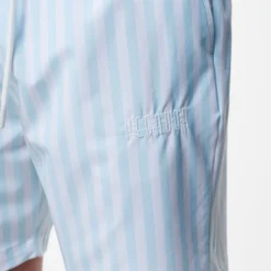 Manett Striped Swim Shorts Riviera Blue White -Fashigen Sales PEGADOR FINER THINGS ECOMMERCE MALE DAY 242021