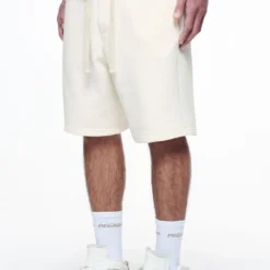 Logo Heavy Sweat Shorts Vintage Washed Unbleached Gum -Fashigen Sales PEGADOR FINER THINGS ECOMMERCE MALE PANTS0099 scaled