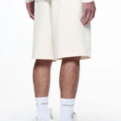 Logo Heavy Sweat Shorts Vintage Washed Unbleached Gum -Fashigen Sales PEGADOR FINER THINGS ECOMMERCE MALE PANTS0100