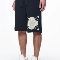 Flanigan Knit Shorts Black -Fashigen Sales PEGADOR FINER THINGS ECOMMERCE MALE PANTS0406