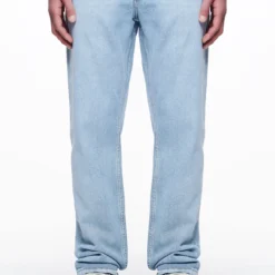 Kelton Straight Jeans Washed Light Blue