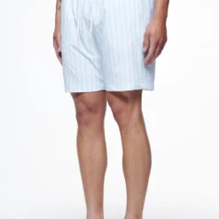 Manett Striped Swim Shorts Riviera Blue White -Fashigen Sales PEGADOR FINER THINGS ECOMMERCE MALE PANTS0649