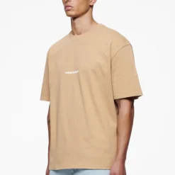 Colne Logo Oversized Tee Vintage Washed Espresso -Fashigen Sales PEGADOR FINER THINGS ECOMMERCE MALE40064