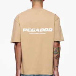 Colne Logo Oversized Tee Vintage Washed Espresso