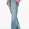 Alma Flared Jeans Washed Light Blue