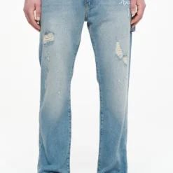 Alma Flared Jeans Washed Light Blue -Fashigen Sales PEGADOR TRUST THE PROCESS ECOMMERCE MALE25666