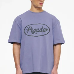 West Oversized Tee Vintage Washed Magic Violet