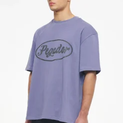 West Oversized Tee Vintage Washed Magic Violet -Fashigen Sales PEGADOR TRUST THE PROCESS ECOMMERCE MALE26981
