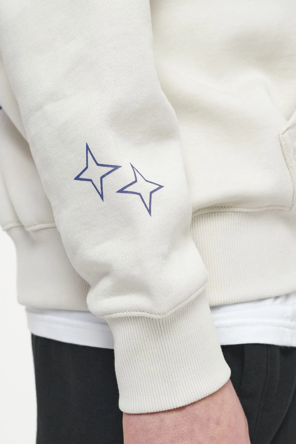 Salal Oversized Sweat Jacket Vintage Washed Angels Cream 7 Salal Oversized Sweat Jacket Vintage Washed Angels Cream - Image 7