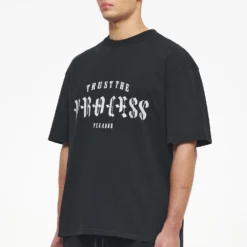 Cordova Oversized Tee Vintage Washed Black Ink -Fashigen Sales PEGADOR TRUST THE PROCESS ECOMMERCE MALE27415