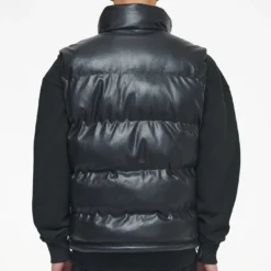 Arid Faux Leather Vest Black Ink -Fashigen Sales PEGADOR TRUST THE PROCESS ECOMMERCE MALE27899