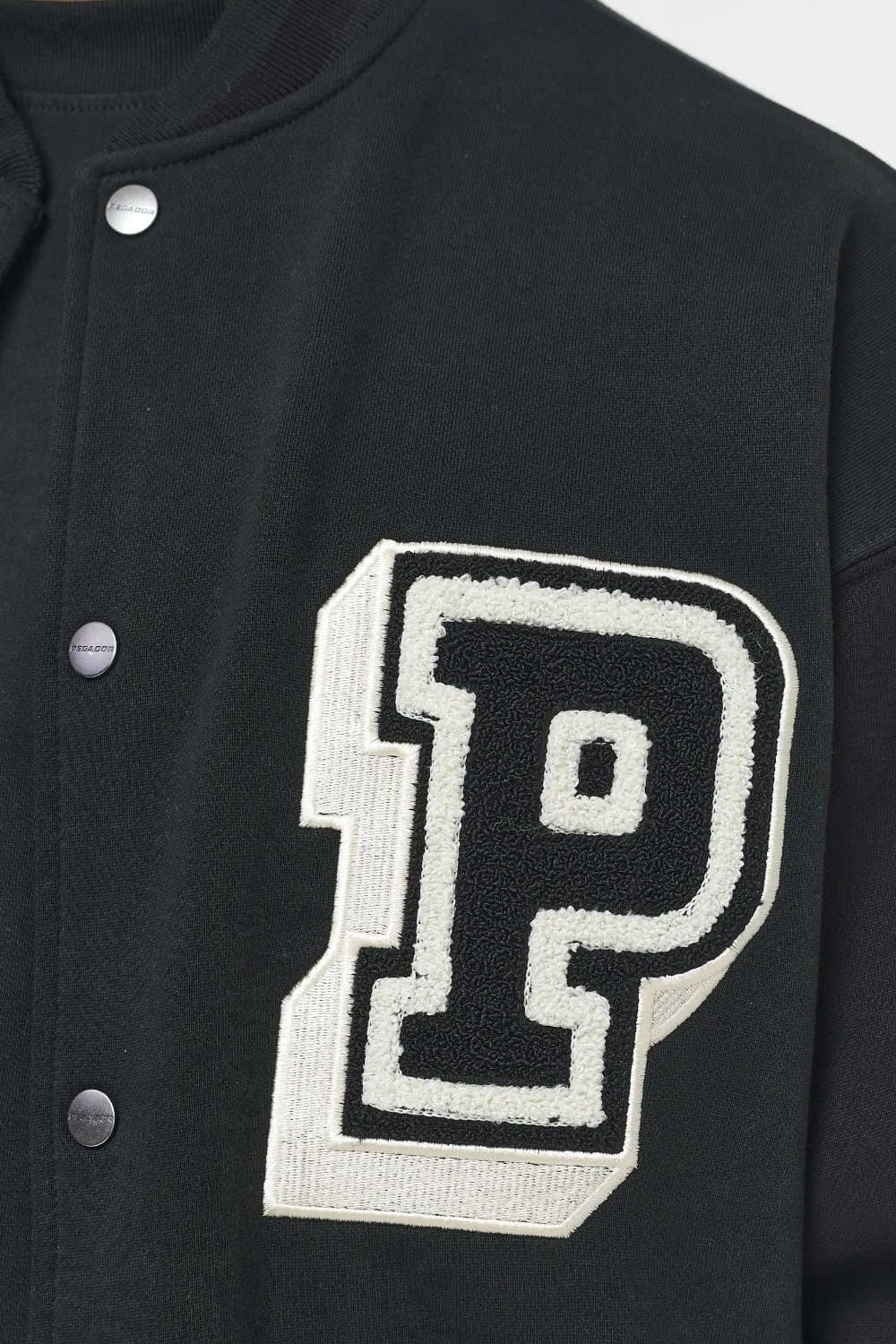 Whitney Varsity Jacket Washed Black Ink Black 7 Whitney Varsity Jacket Washed Black Ink Black - Image 7