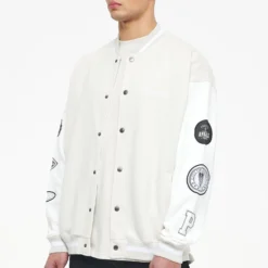 Yardley Varsity Jacket Washed Angels Cream Bright White 9 Yardley Varsity Jacket Washed Angels Cream Bright White -Fashigen Sales PEGADOR TRUST THE PROCESS ECOMMERCE MALE28078