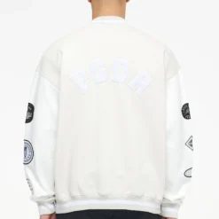 Yardley Varsity Jacket Washed Angels Cream Bright White 10 Yardley Varsity Jacket Washed Angels Cream Bright White -Fashigen Sales PEGADOR TRUST THE PROCESS ECOMMERCE MALE28088