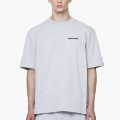 Logo Oversized Tee Grey Melange