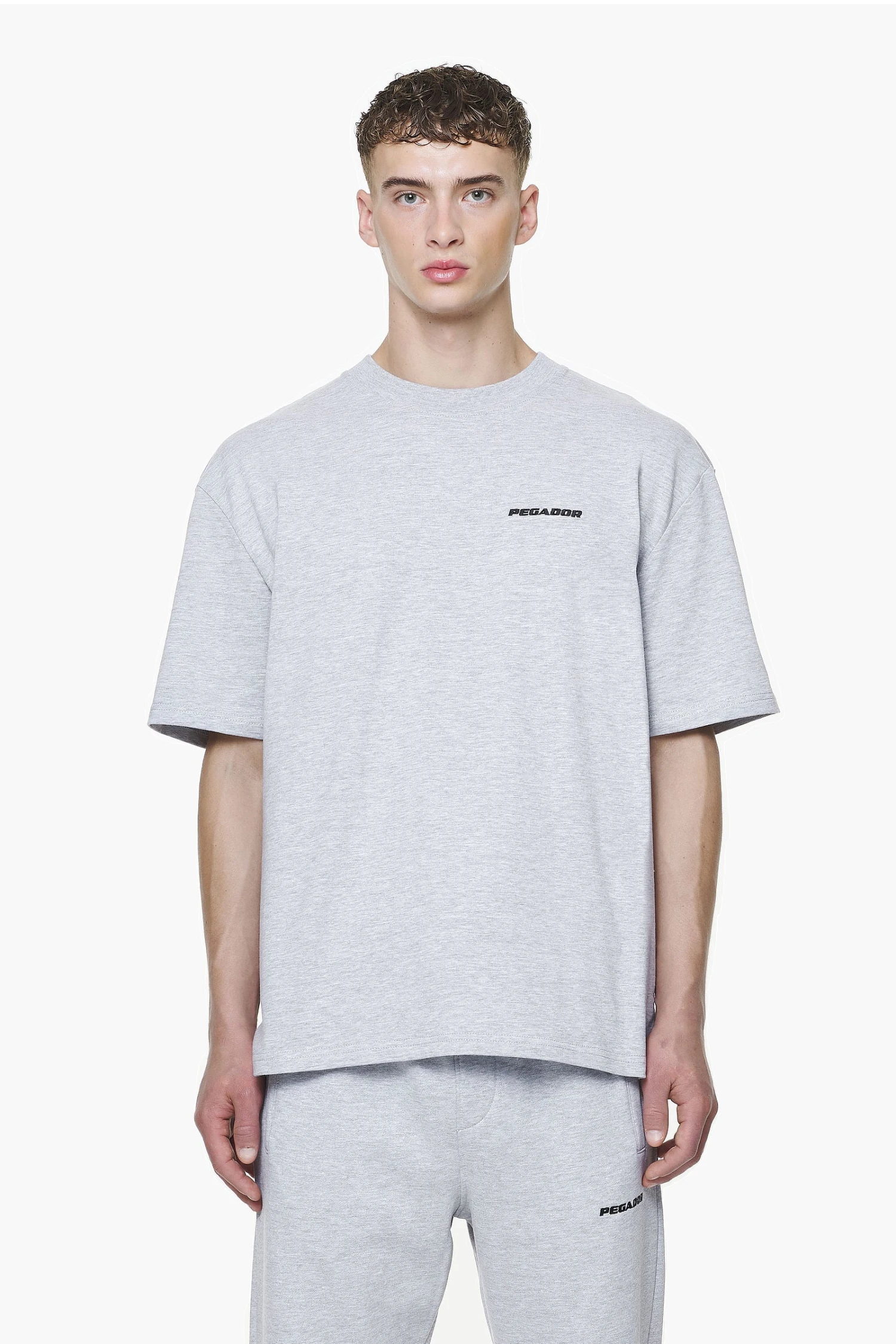 Logo Oversized Tee Grey Melange 1 Logo Oversized Tee Grey Melange