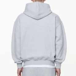 Logo Oversized Sweat Jacket Grey Melange 8 Logo Oversized Sweat Jacket Grey Melange -Fashigen Sales PGDR BUILD TO LAST E COMMERCE MENS6856