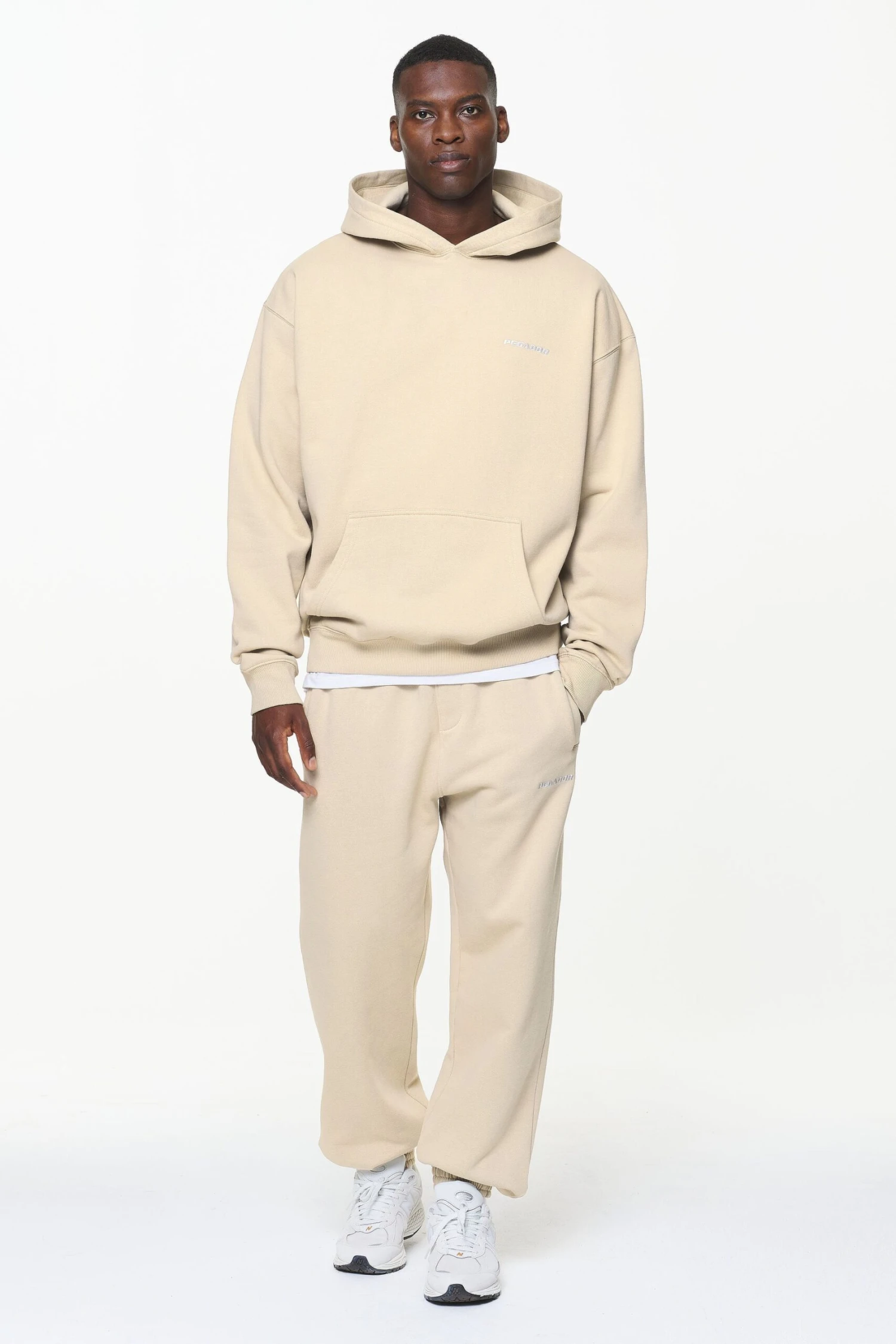 Logo Heavy Sweat Jogger Vintage Washed Kingdom Beige 2 Logo Heavy Sweat Jogger Vintage Washed Kingdom Beige - Image 2