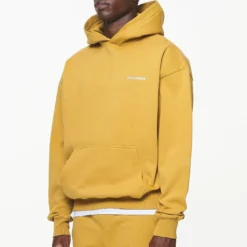 Logo Oversized Hoodie Vintage Washed Mustard 7 Logo Oversized Hoodie Vintage Washed Mustard -Fashigen Sales PGDR BUILD TO LAST E COMMERCE MENS6979