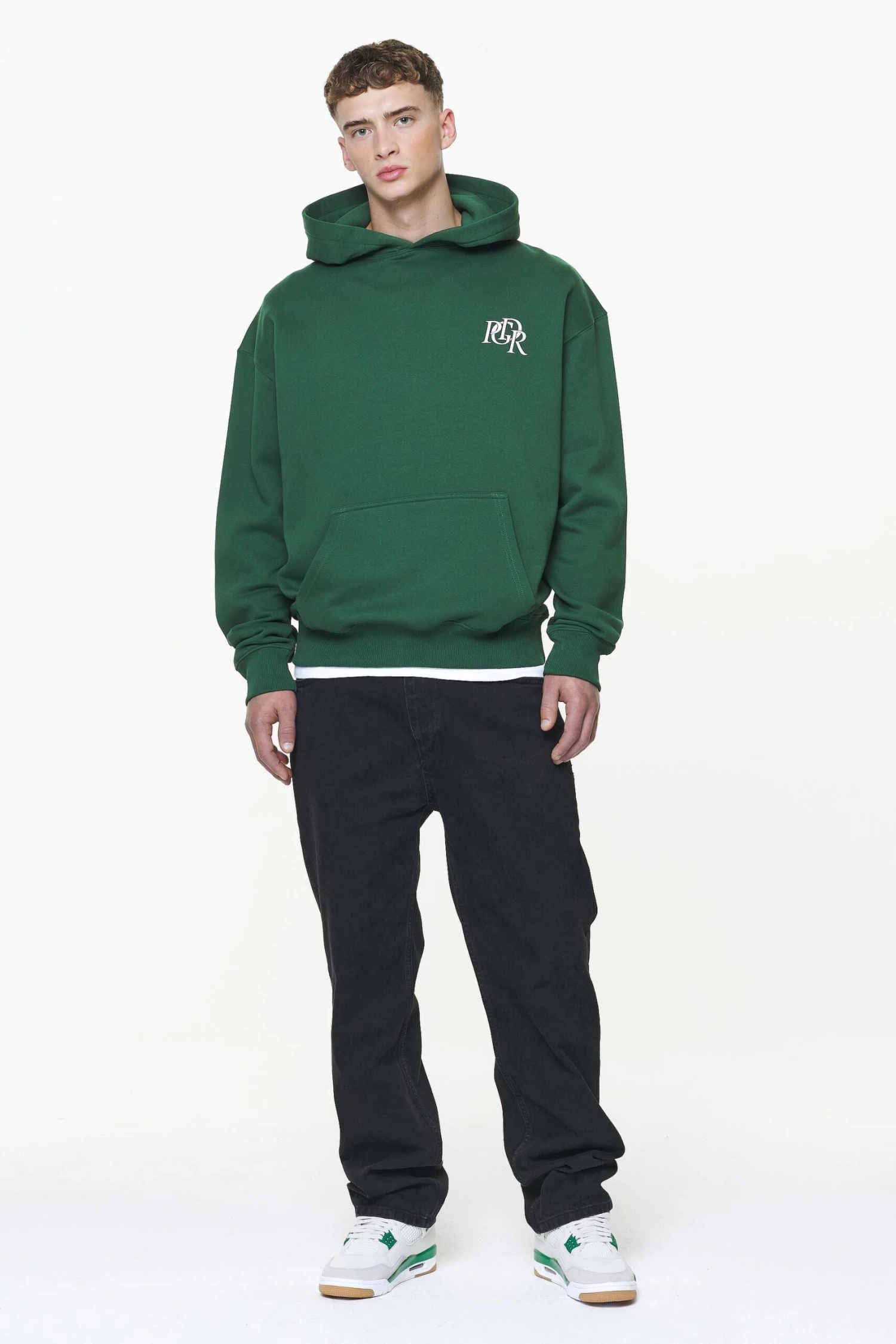 Marcer Oversized Hoodie Vintage Washed British Green 2 Marcer Oversized Hoodie Vintage Washed British Green - Image 2