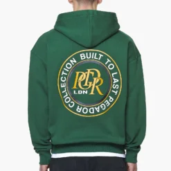 Marcer Oversized Hoodie Vintage Washed British Green